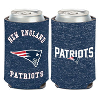 Wholesale-New England Patriots Team Heathered Can Cooler 12 oz.