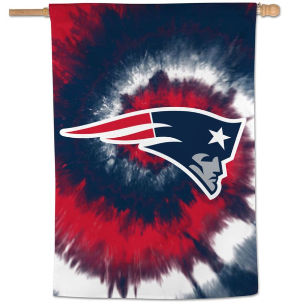 Wholesale-New England Patriots Tie Dye Vertical Flag 28" x 40"