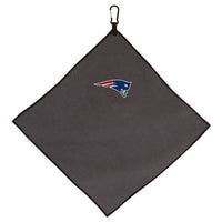 Wholesale-New England Patriots Towel - Grey Microfiber 15" x 15"