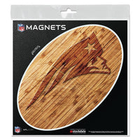 Wholesale-New England Patriots WOOD Outdoor Magnets 6" x 6"