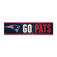 Wholesale-New England Patriots Wooden Magnet 1.5" X 6"