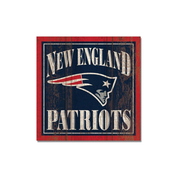 Wholesale-New England Patriots Wooden Magnet 3" X 3"