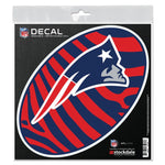 Wholesale-New England Patriots ZEBRA All Surface Decal 6" x 6"