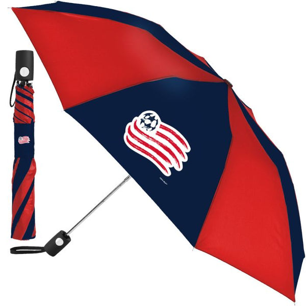 Wholesale-New England Revolution Auto Folding Umbrella