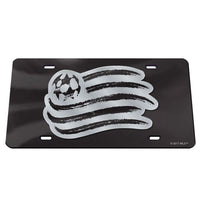 Wholesale-New England Revolution BLACK Specialty Acrylic License Plate