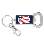 Wholesale-New England Revolution Bottle Opener Key Ring Rectangle