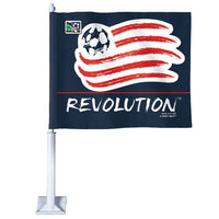 Wholesale-New England Revolution Car Flag 11.75" x 14"