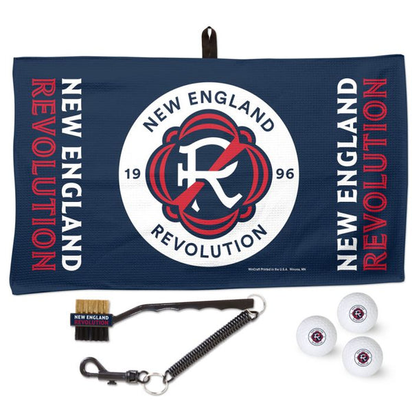 Wholesale-New England Revolution Golf Waffle Towel Set