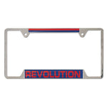 Wholesale-New England Revolution Inlaid Metal Lic Plt Frame 4 tab