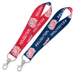 Wholesale-New England Revolution Lanyard Key Strap 1"