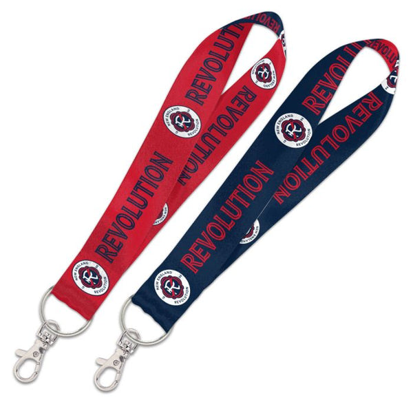 Wholesale-New England Revolution Lanyard Key Strap 1"