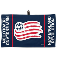 Wholesale-New England Revolution Logo / Wordmark Waffle Towel 14"x24"