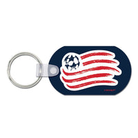 Wholesale-New England Revolution Metal Key Ring - Aluminum