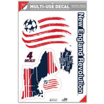 Wholesale-New England Revolution Multi-Use Decal 11" x 17"