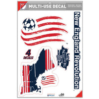 Wholesale-New England Revolution Multi-Use Decal 11" x 17"