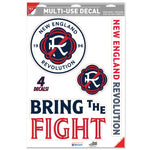 Wholesale-New England Revolution Multi-Use Decal 11" x 17"