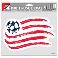 Wholesale-New England Revolution Multi-Use Decal -Clear Bckrgd 5" x 6"