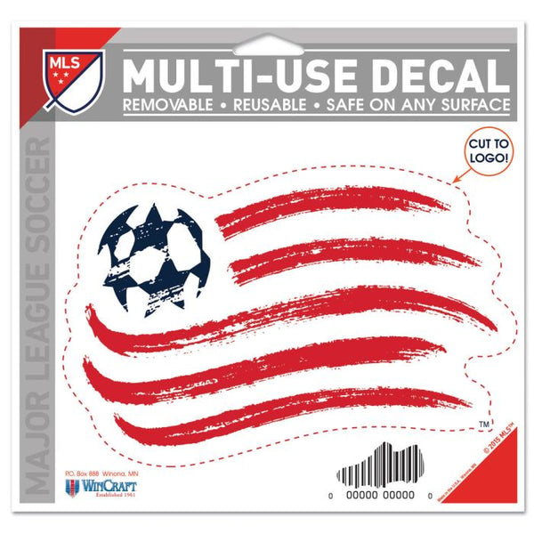 Wholesale-New England Revolution Multi-Use Decal - cut to logo 5" x 6"