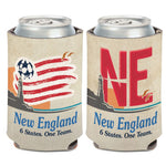 Wholesale-New England Revolution PLATE Can Cooler 12 oz.