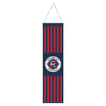 Wholesale-New England Revolution PRIMARY LOGO Wool Banner 8" x 32"