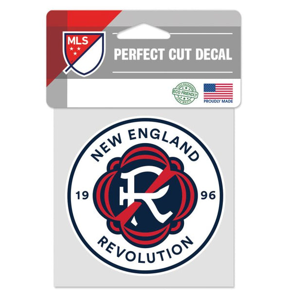 Wholesale-New England Revolution Perfect Cut Color Decal 4" x 4"