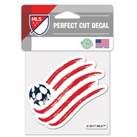 Wholesale-New England Revolution Perfect Cut Color Decal 4" x 4"