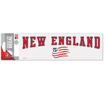 Wholesale-New England Revolution Perfect Cut Decals 3" x 10"