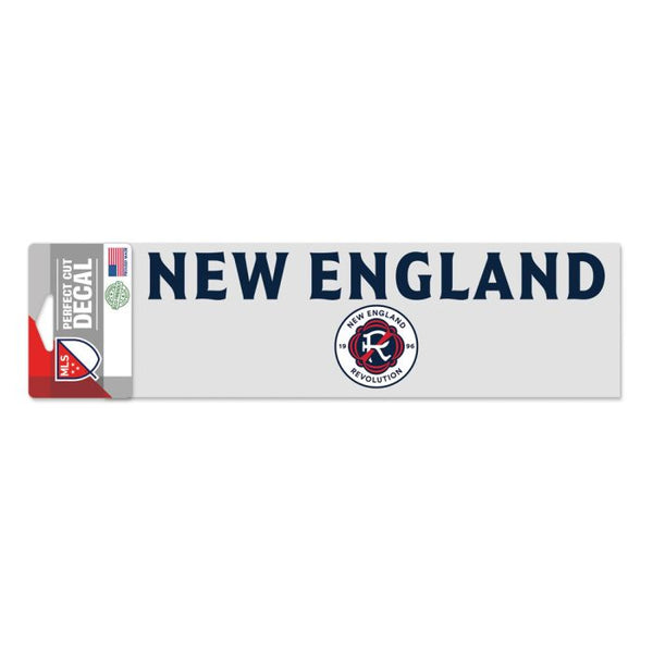 Wholesale-New England Revolution Perfect Cut Decals 3" x 10"