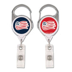 Wholesale-New England Revolution Retrct 2S Prem Badge Holders