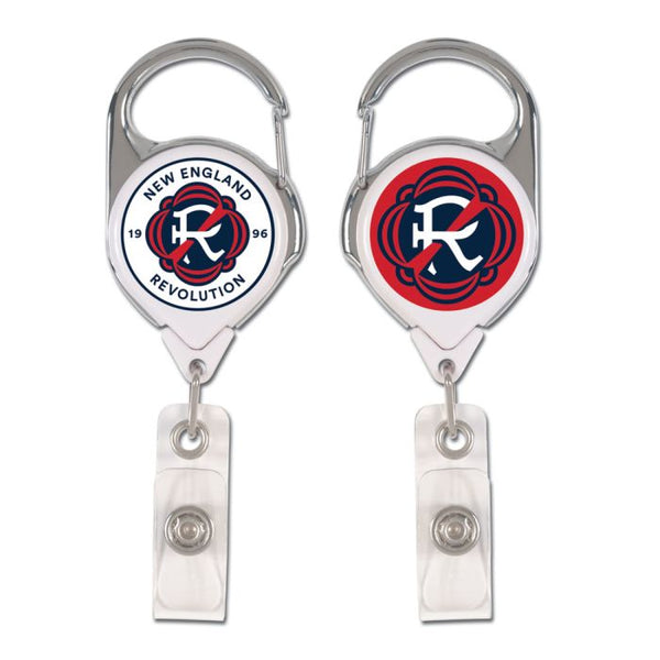 Wholesale-New England Revolution Retrct 2S Prem Badge Holders