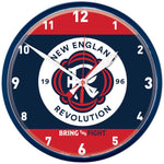 Wholesale-New England Revolution Round Wall Clock 12.75"