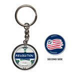 Wholesale-New England Revolution Spinner Key Ring