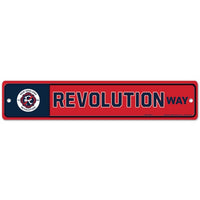 Wholesale-New England Revolution Street / Zone Sign 3.75" x 19"