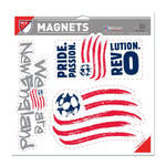 Wholesale-New England Revolution Vinyl Magnet 11" x 11"