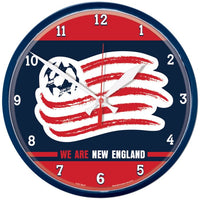 Wholesale-New England Revolution WE ARE NEW ENGLAND Round Wall Clock 12.75"