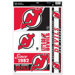 Wholesale-New Jersey Devils 5 Decals Multi Use Decal 11" x 17"