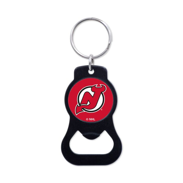 Wholesale-New Jersey Devils Black Bottle Opener Key Ring