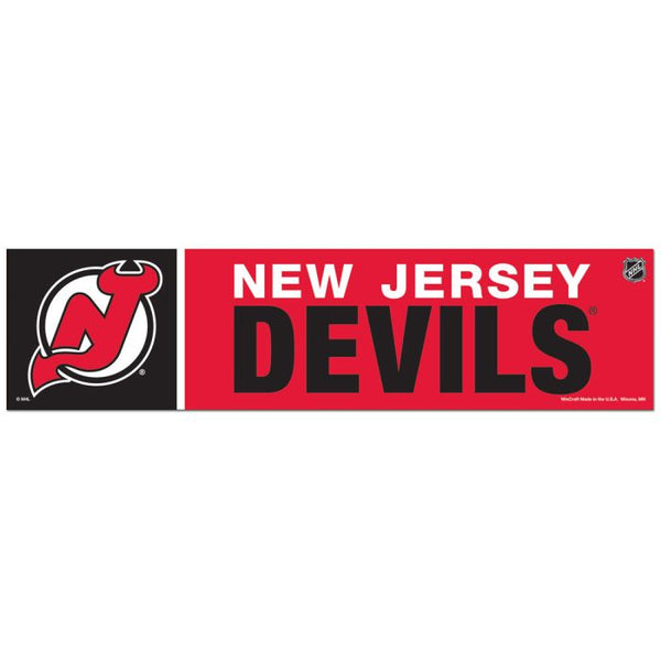 Wholesale-New Jersey Devils Bumper Strip 3" x 12"