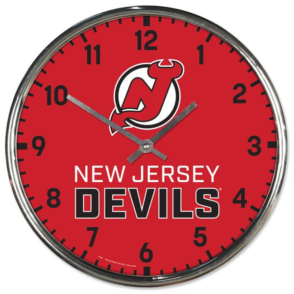 Wholesale-New Jersey Devils Chrome Clock