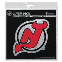 Wholesale-New Jersey Devils Decal Glitter 6" x 6"