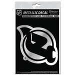 Wholesale-New Jersey Devils Decal Metallic 3" x 5"