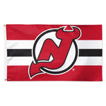 Wholesale-New Jersey Devils H STRIPE Flag - Deluxe 3' X 5'