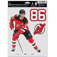 Wholesale-New Jersey Devils Multi Use 3 Fan Pack Jack Hughes