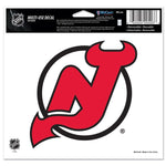 Wholesale-New Jersey Devils Multi-Use Decal -Clear Bckrgd 5" x 6"