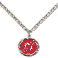 Wholesale-New Jersey Devils Necklace w/Charm Jewelry Card