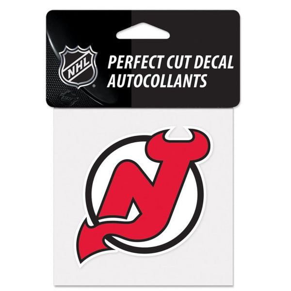 Wholesale-New Jersey Devils Perfect Cut Color Decal 4" x 4"