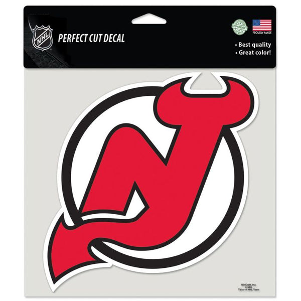 Wholesale-New Jersey Devils Perfect Cut Color Decal 8" x 8"