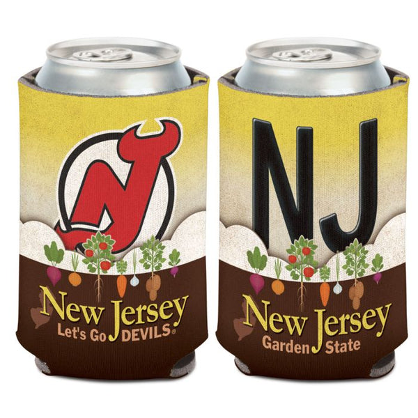 Wholesale-New Jersey Devils State Plate Can Cooler 12 oz.