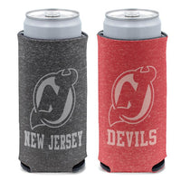 Wholesale-New Jersey Devils colored heather 12 oz Slim Can Cooler