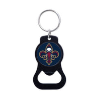 Wholesale-New Orleans Pelicans Black Bottle Opener Key Ring